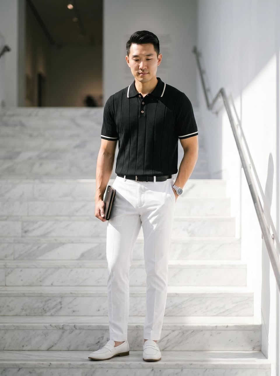 Áo Thun Polo Dệt Cotton KAF PL67