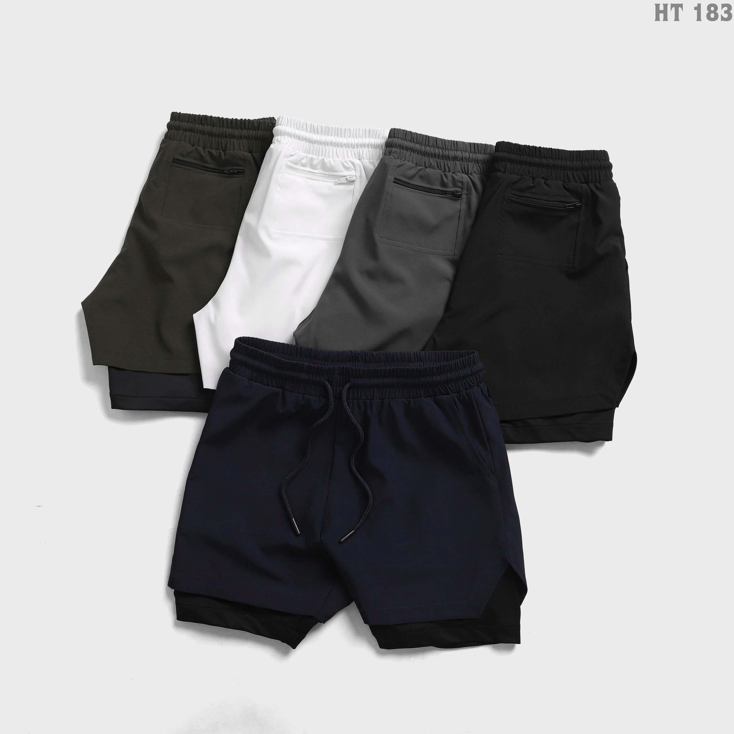 Quần Short Thể Thao 2 Lớp Legging QS183