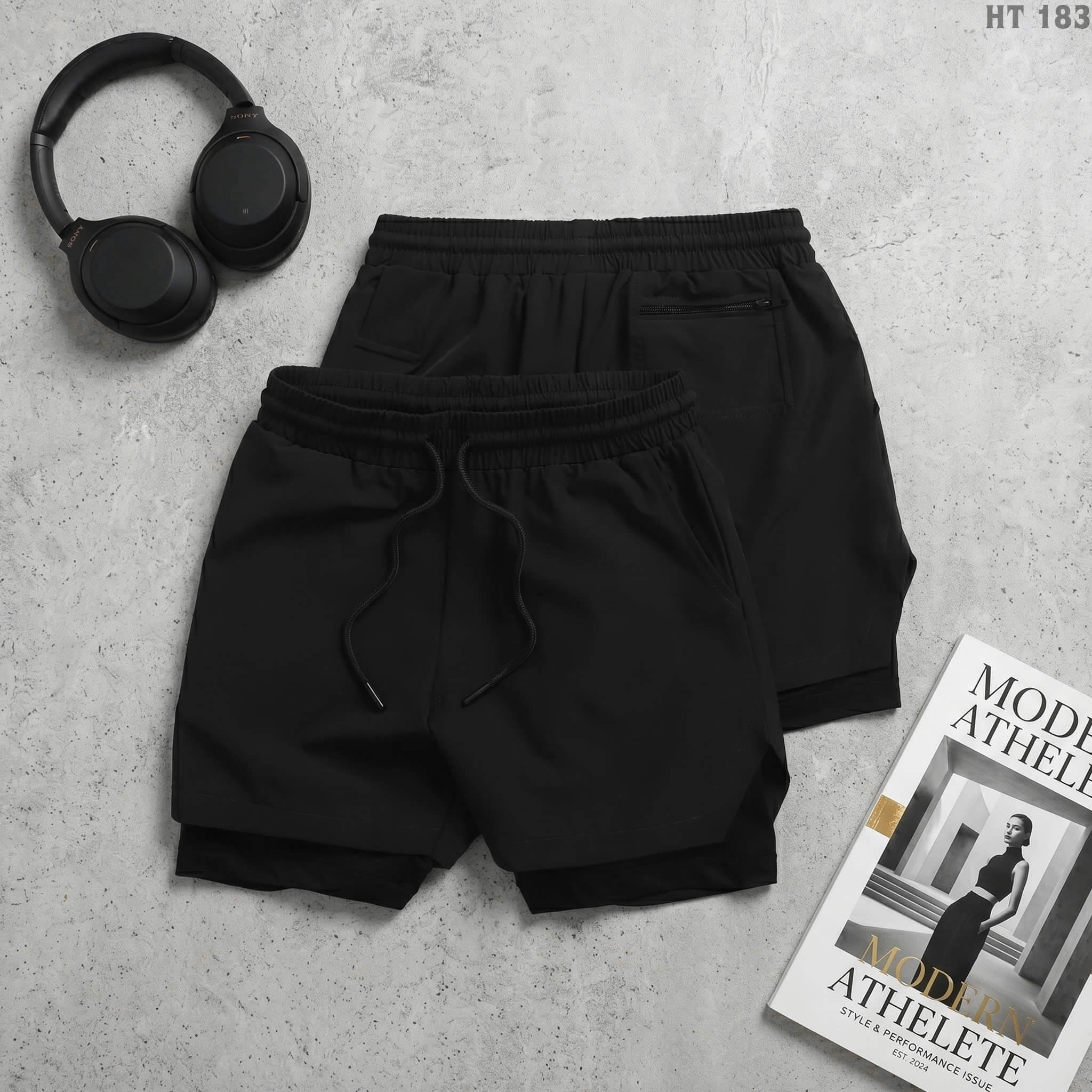 Quần Short Thể Thao 2 Lớp Legging QS183