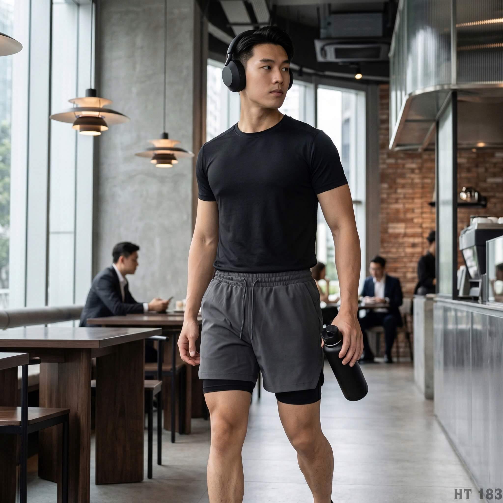 Quần Short Thể Thao 2 Lớp Legging QS183