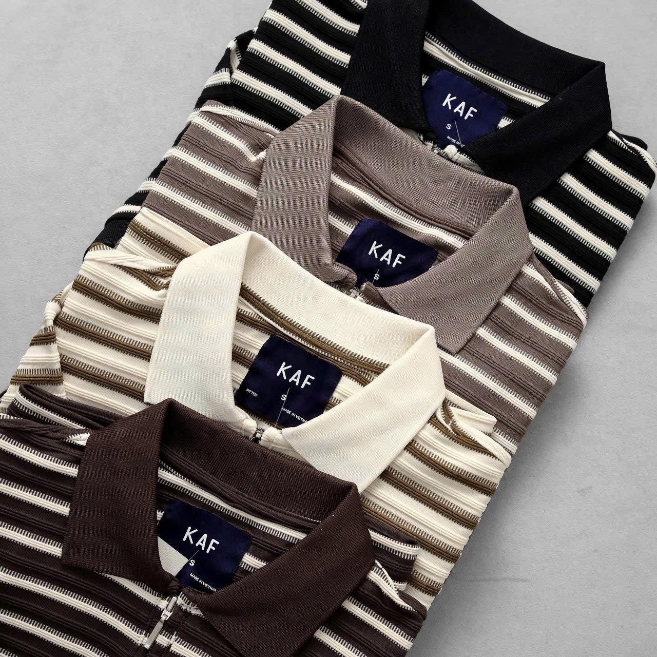 Áo Polo Kẻ Sọc KAF  PL69