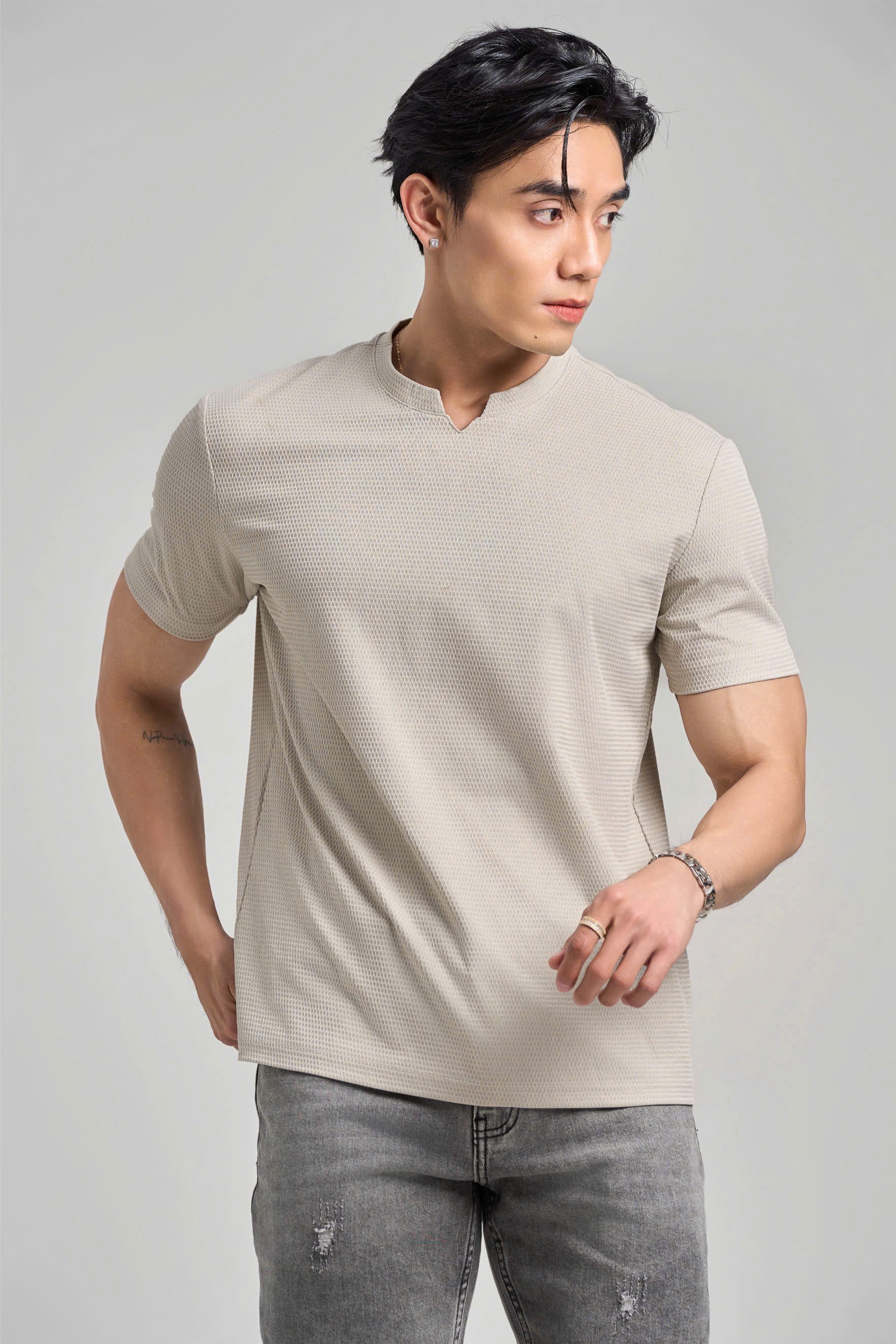 Áo Thun Cotton Hàn Quốc JC AT55