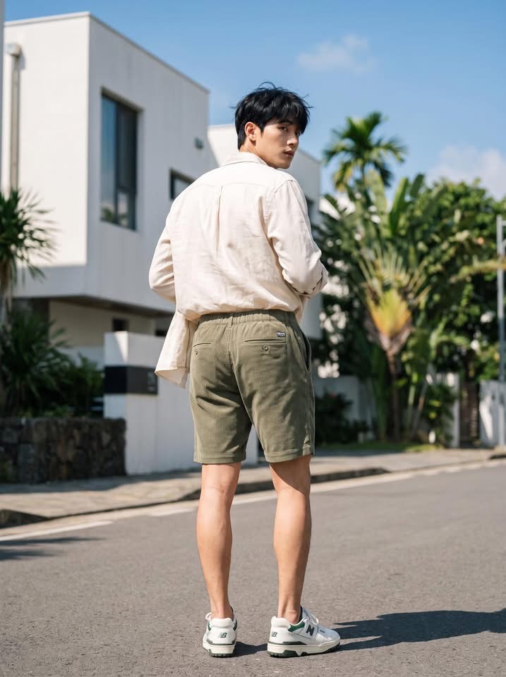 Quần Short Nhung Hàn Quốc 4572