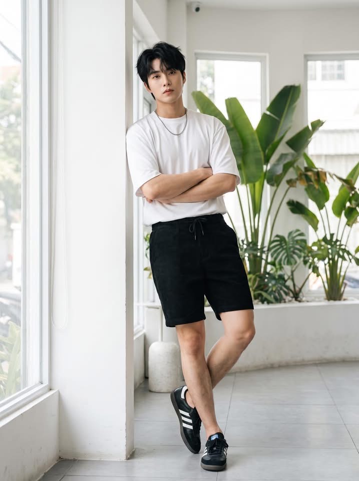 Quần Short Nhung Hàn Quốc 4572