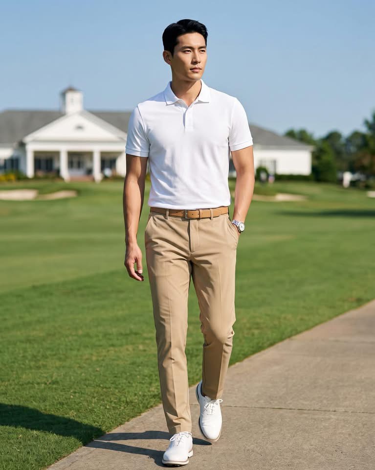 Quần Dài Golf Đứng Form Sang Trọng QD99