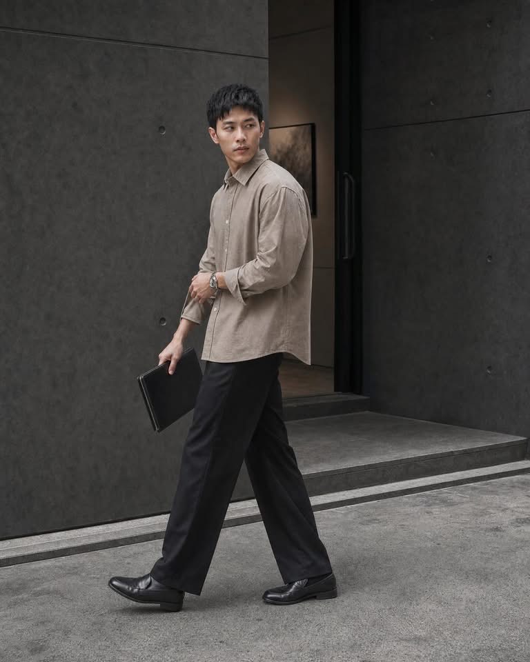Áo Sơ Mi Linen Tay Dài SM76