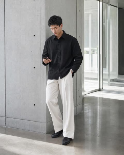 Áo Sơ Mi Linen Tay Dài SM76
