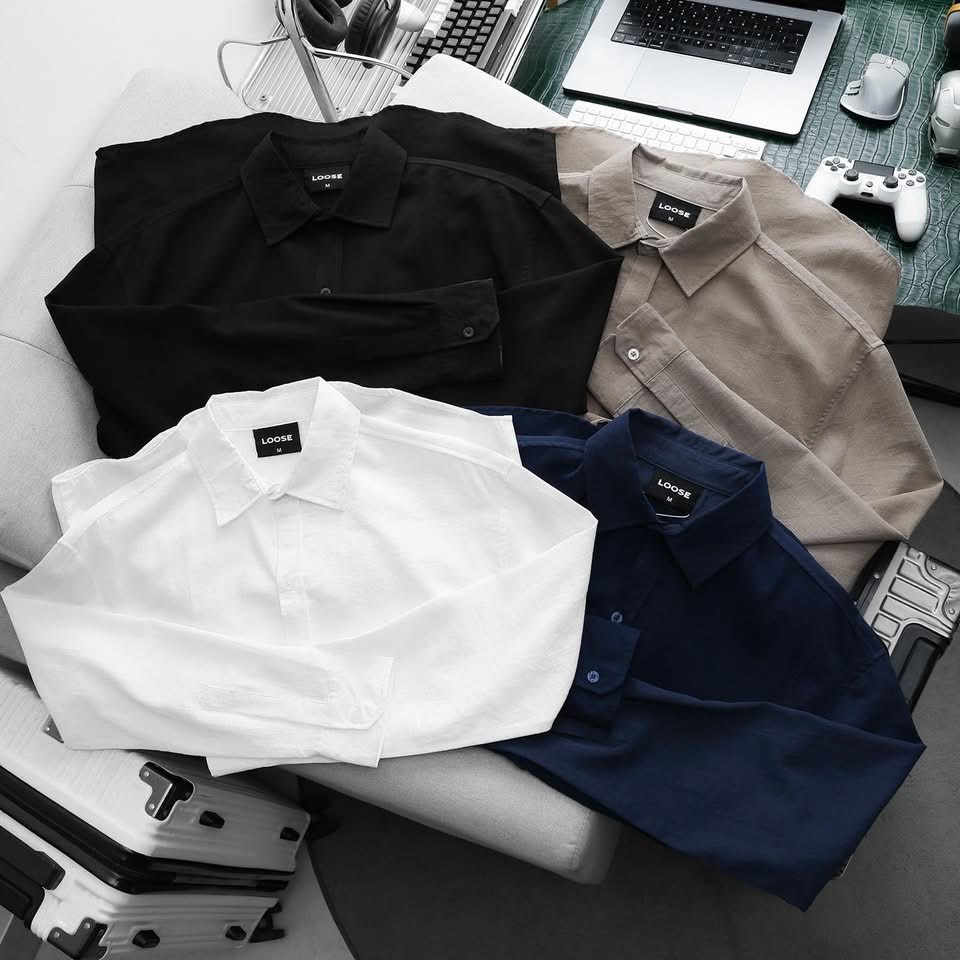 Áo Sơ Mi Linen Tay Dài SM76