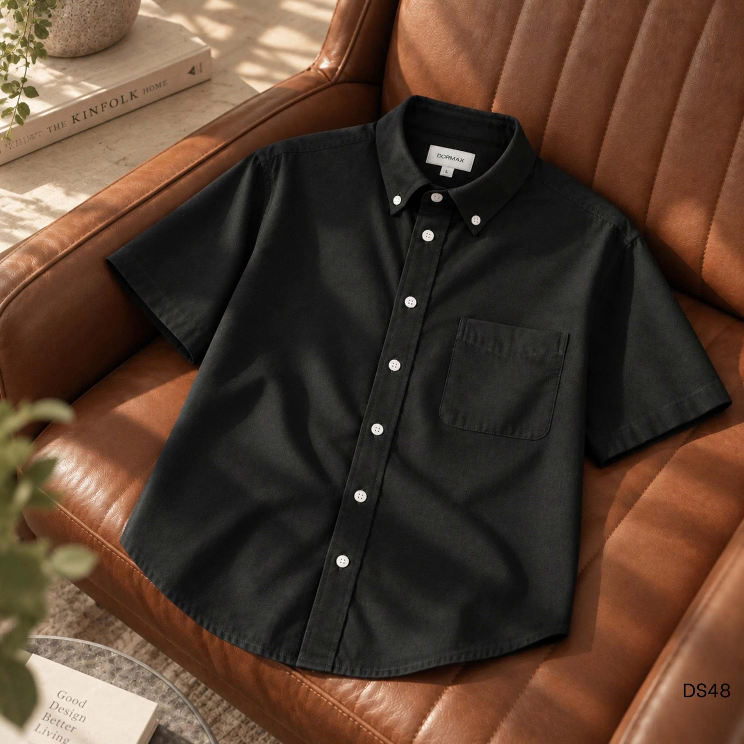 Sơ Mi Tay Ngắn Vải Oxford Cao Cấp SM09
