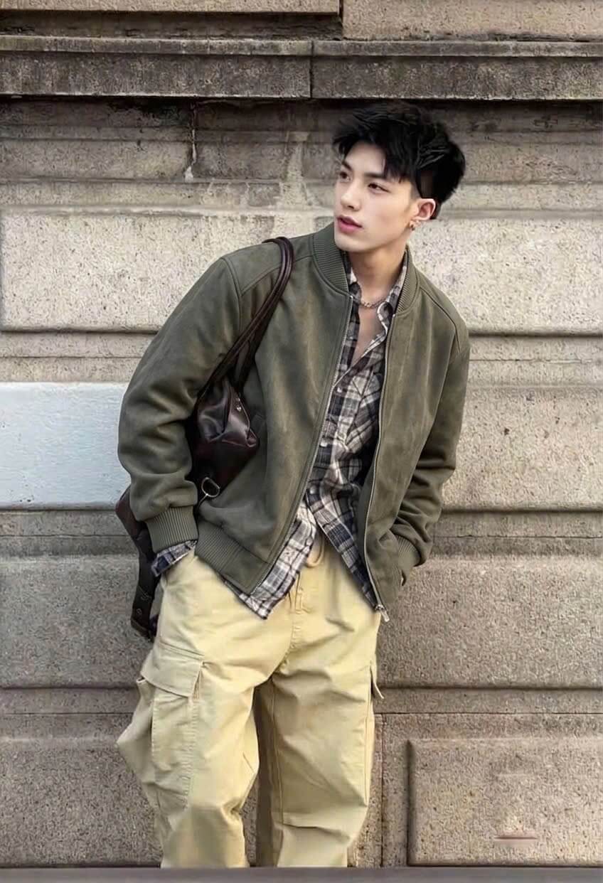 Áo Khoác Bomber Xịn Hàn Quốc AK28
