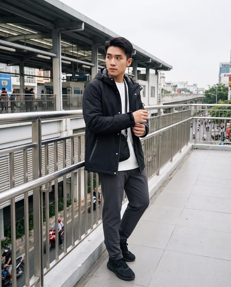 Áo Khoác Gió Tĩnh Điện ATS01