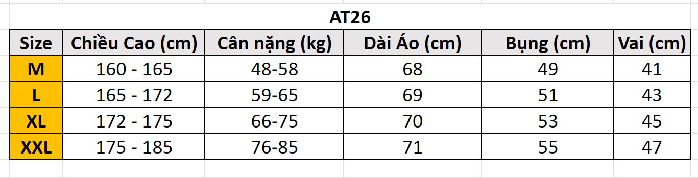 Áo Thun Thời Trang Basic AT26