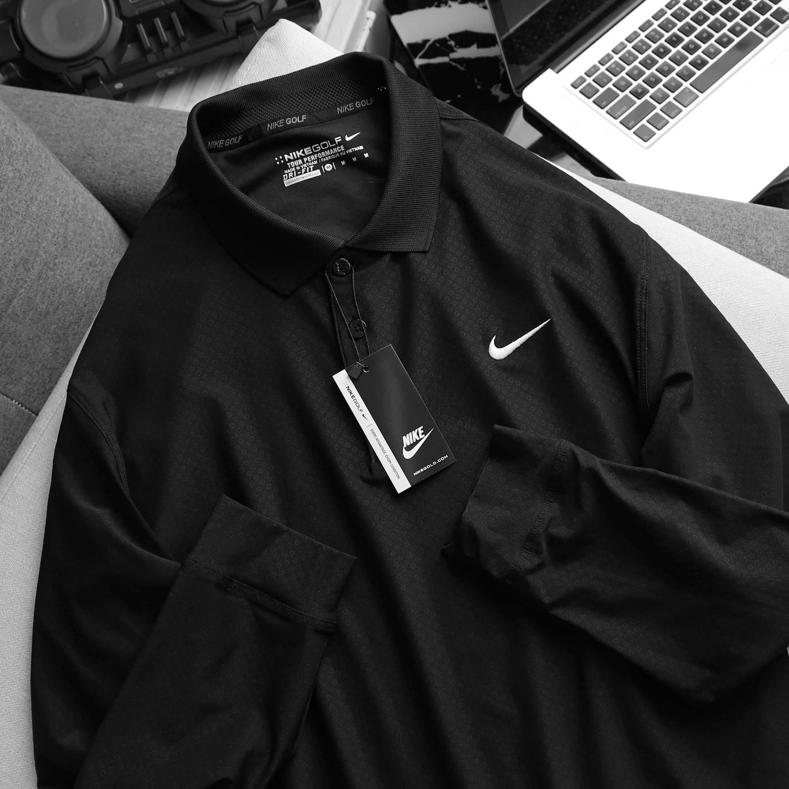 Áo golf tay dài NK PL95