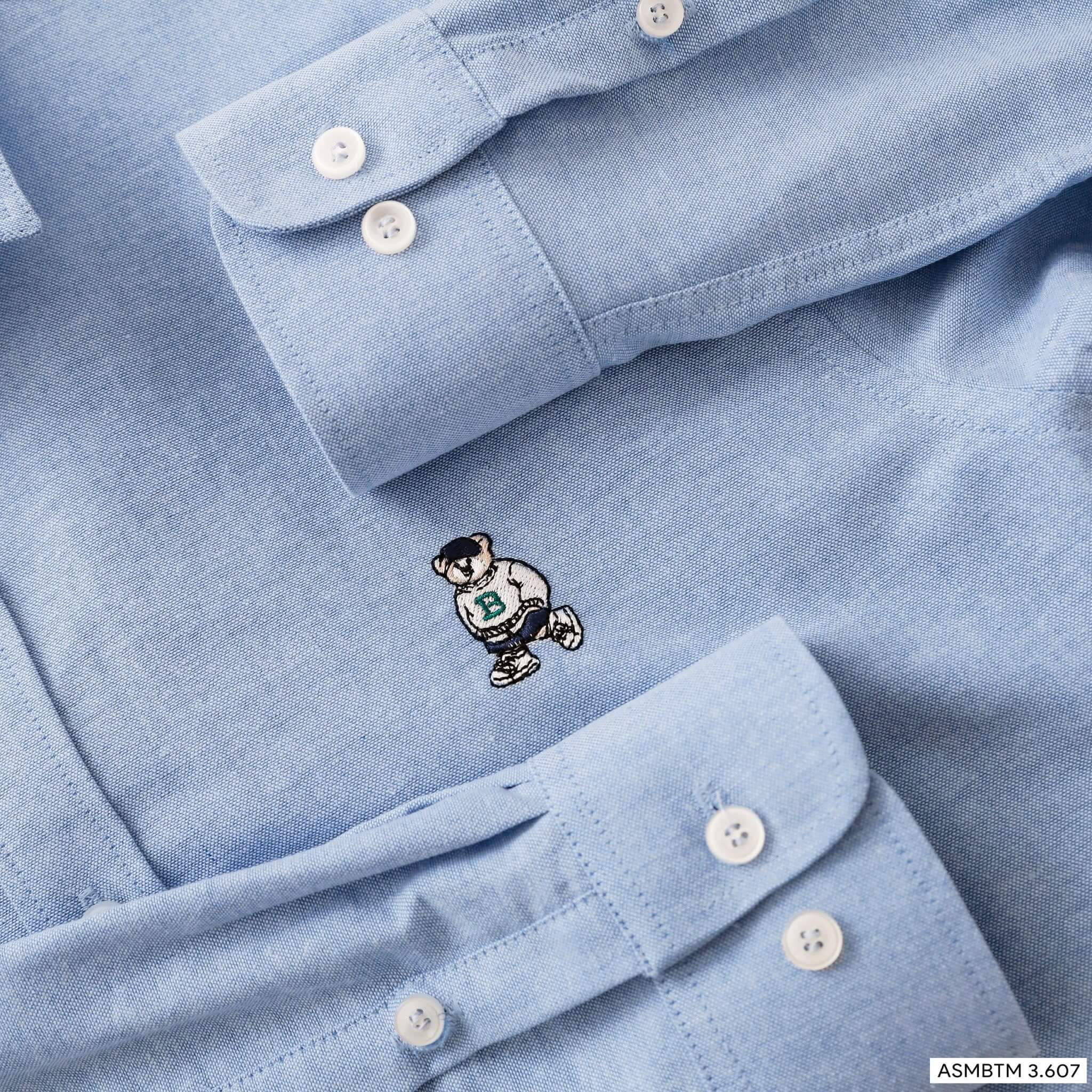Áo Sơ Mi Oxford Tay Dài Bear 3607