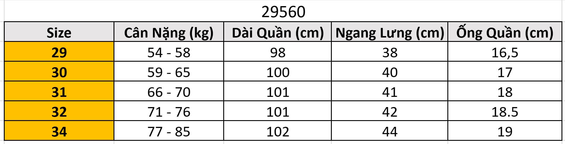 Quần jean baggy BTM 29560