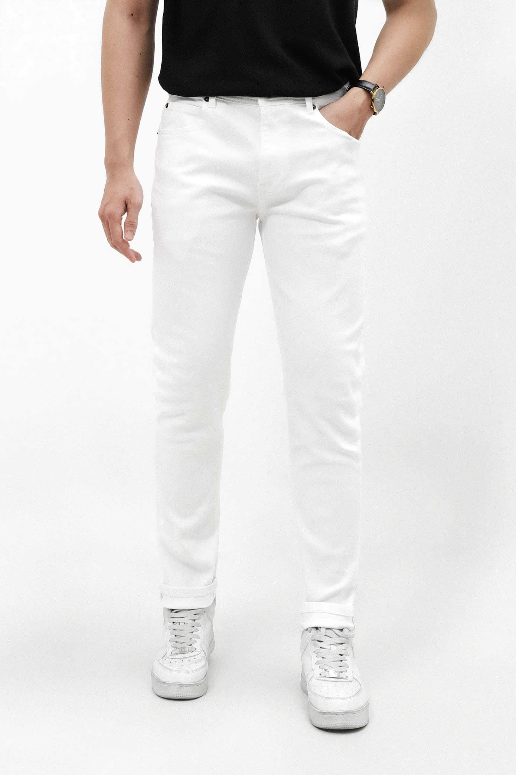 Quần Jean Denim Nam Trắng LC CX034