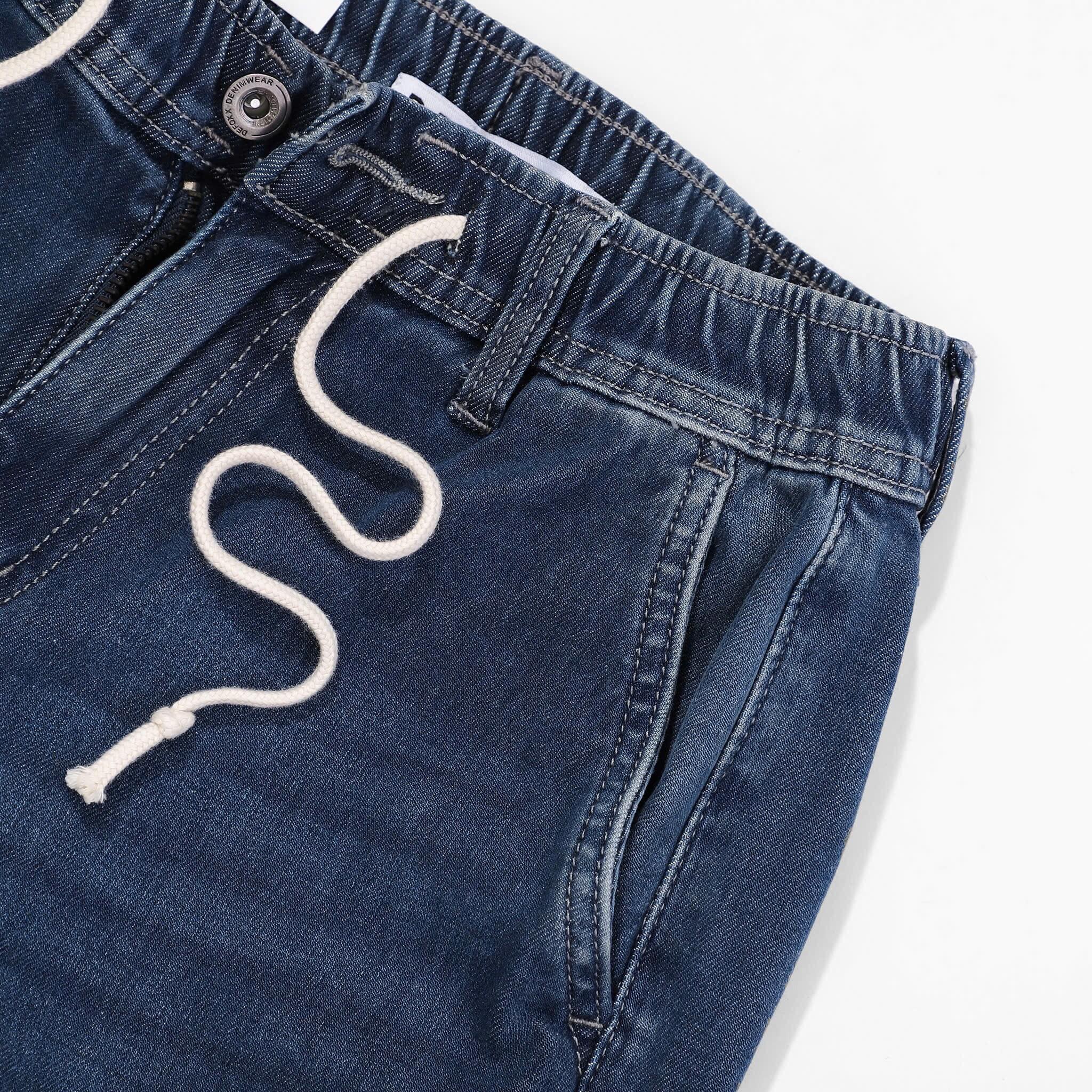 Quần Jogger Jean Blue DEFOX JG17