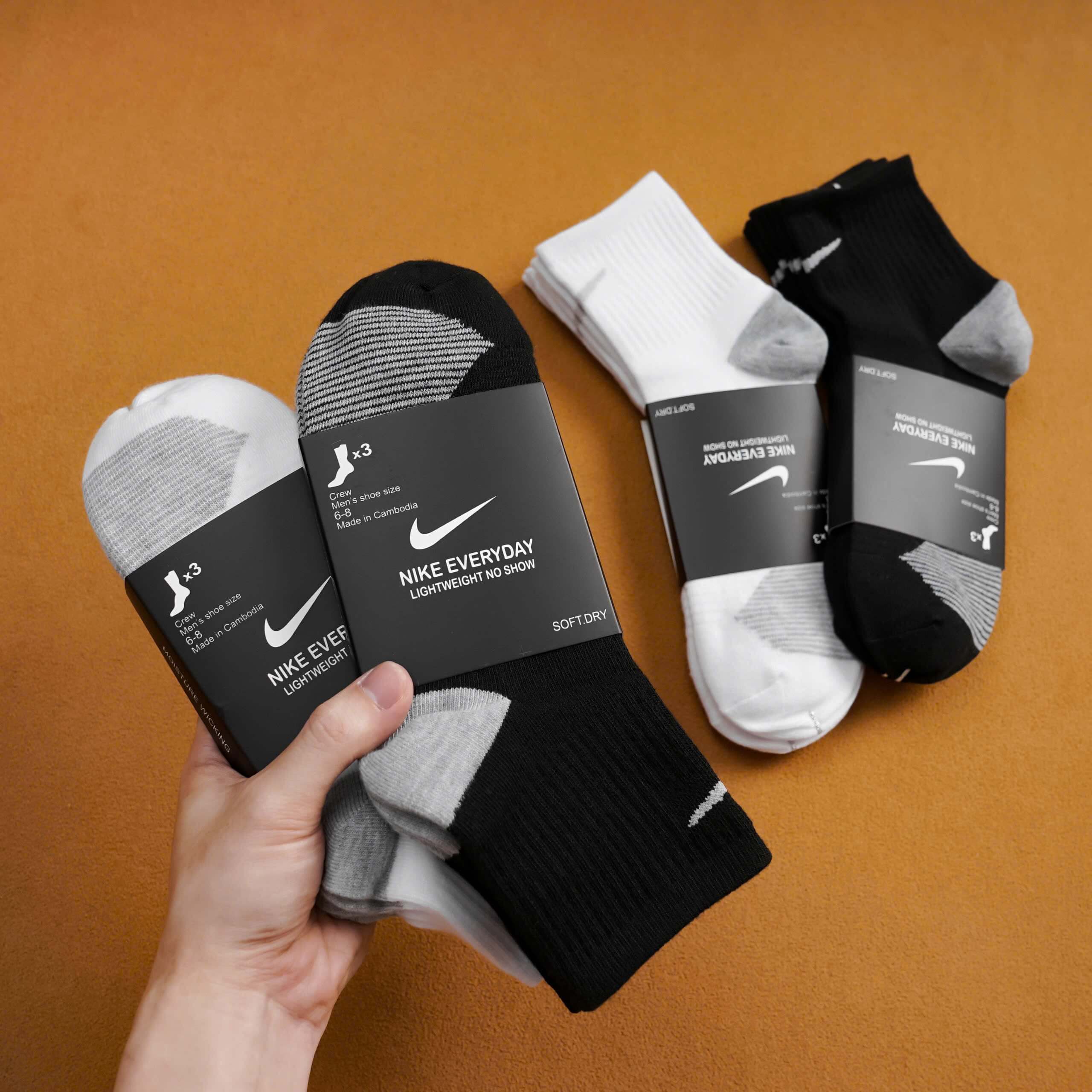 Set 3 đôi vớ cổ trung SET17