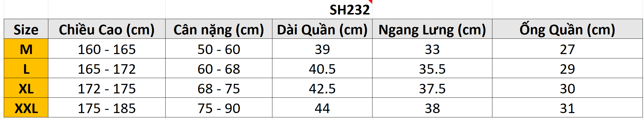 Quần short training Das SH232