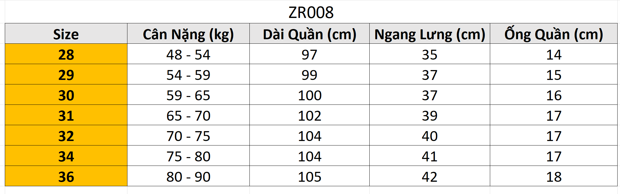 Quần premium denim jean dài ZR008