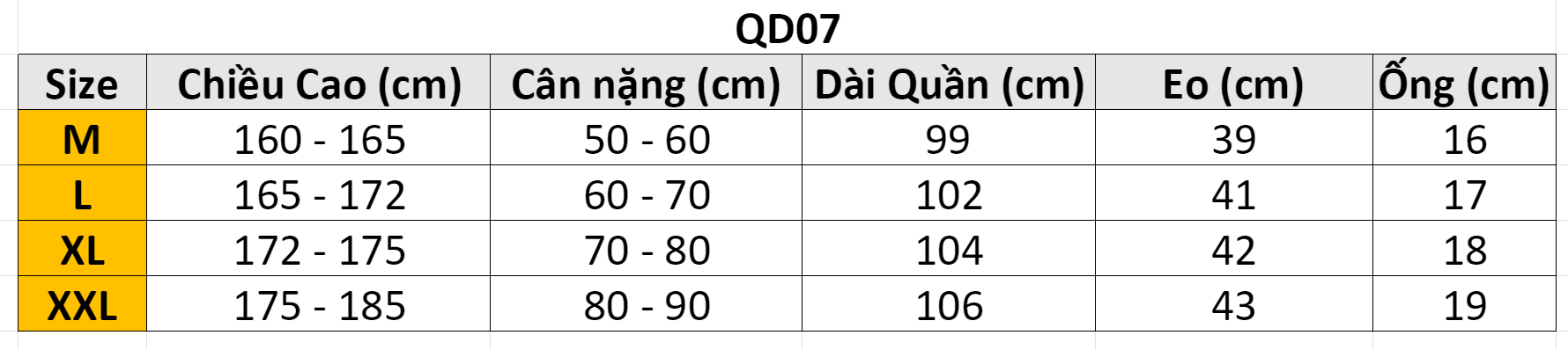 Quần dài golf NK QD07