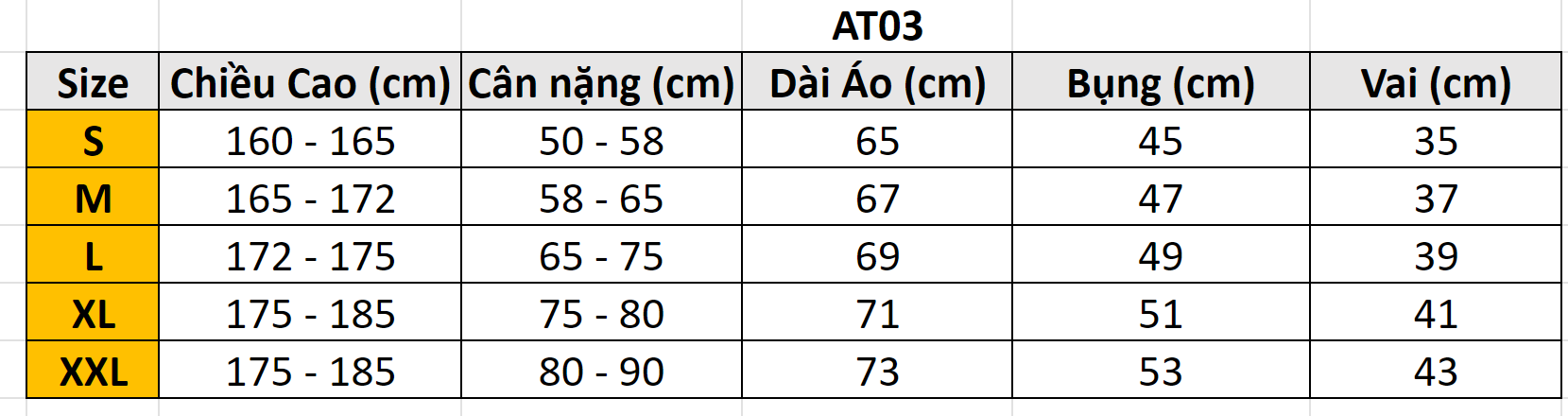 Áo thun thể thao tay ngắn AT03