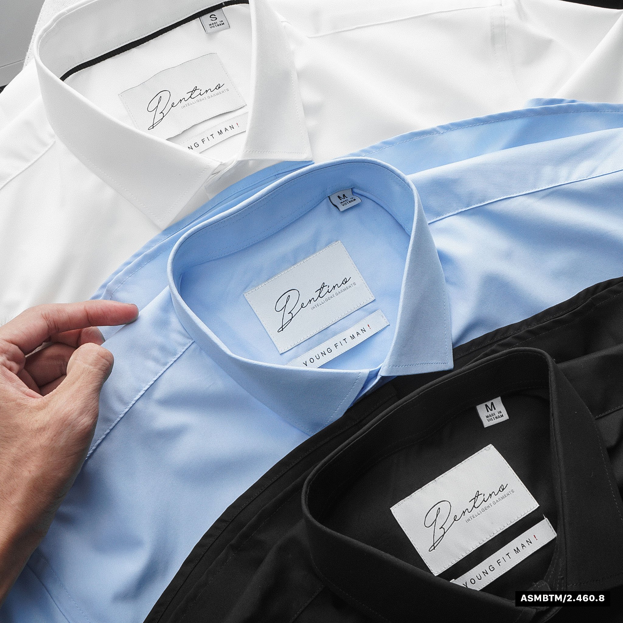 ÁO SƠ MI DÀI TAY BENTINO 8773