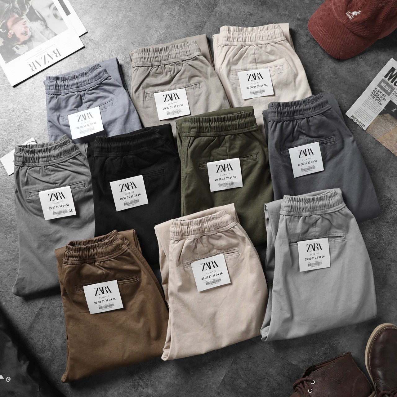 Quần jogger kaki ZR  Z21
