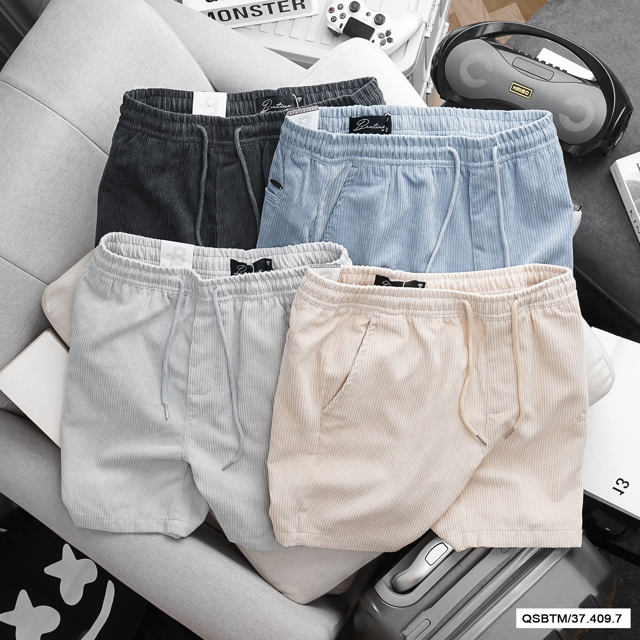Quần short nhung BTM 5m 4097