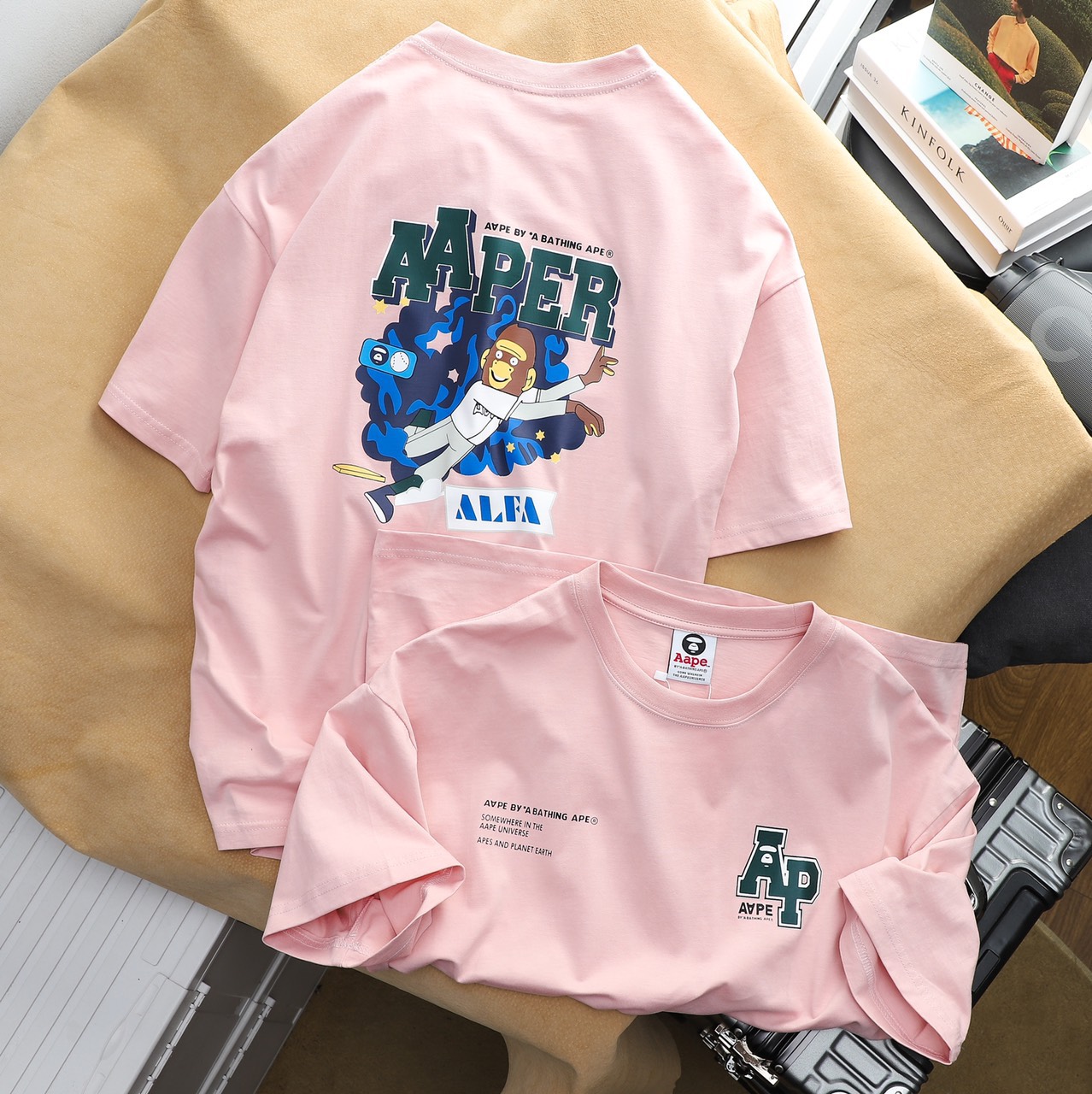 Áo thun in lụa Aape AP001