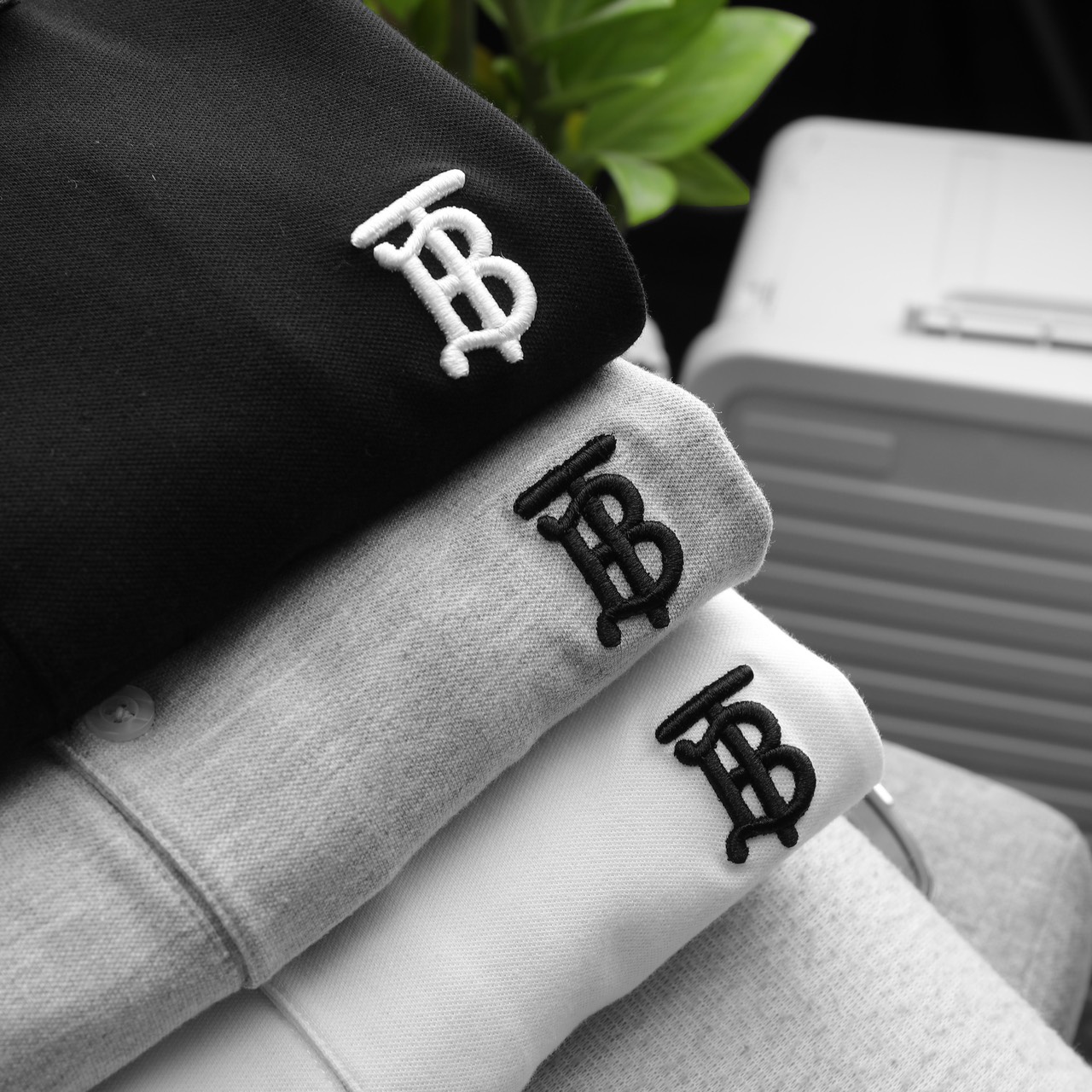 Áo  polo monogram BBR PL01