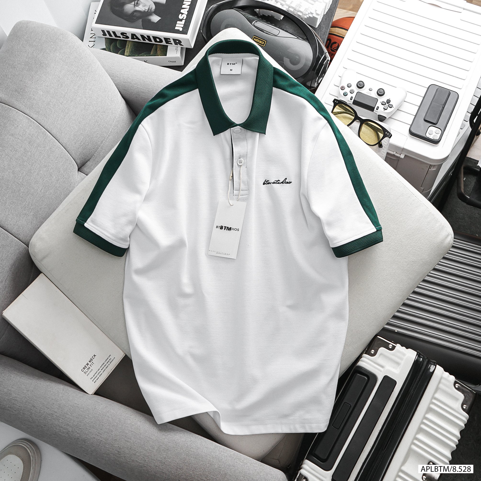 Áo polo sọc vai BTM 8528