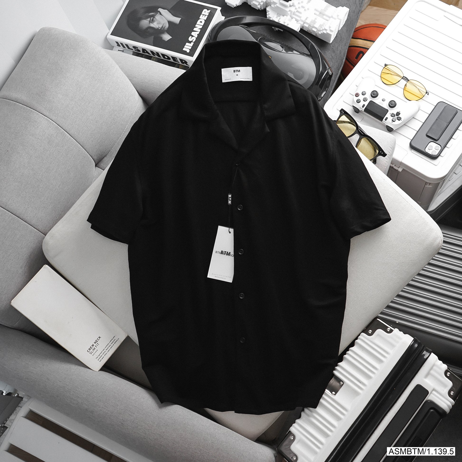 Áo sơ mi cuban BTM 180223