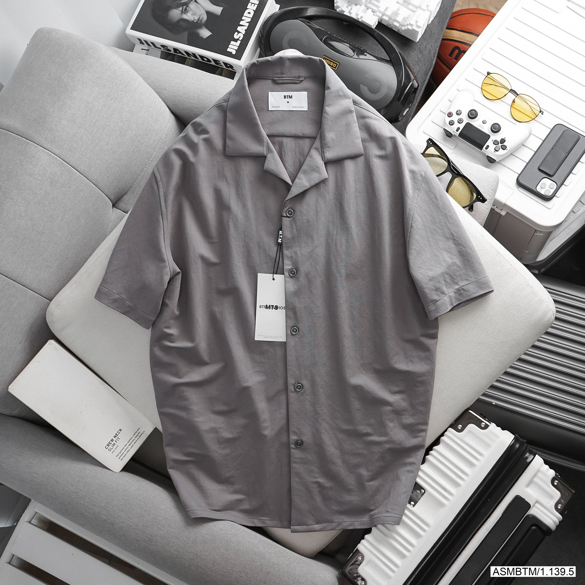 Áo sơ mi cuban BTM 180223