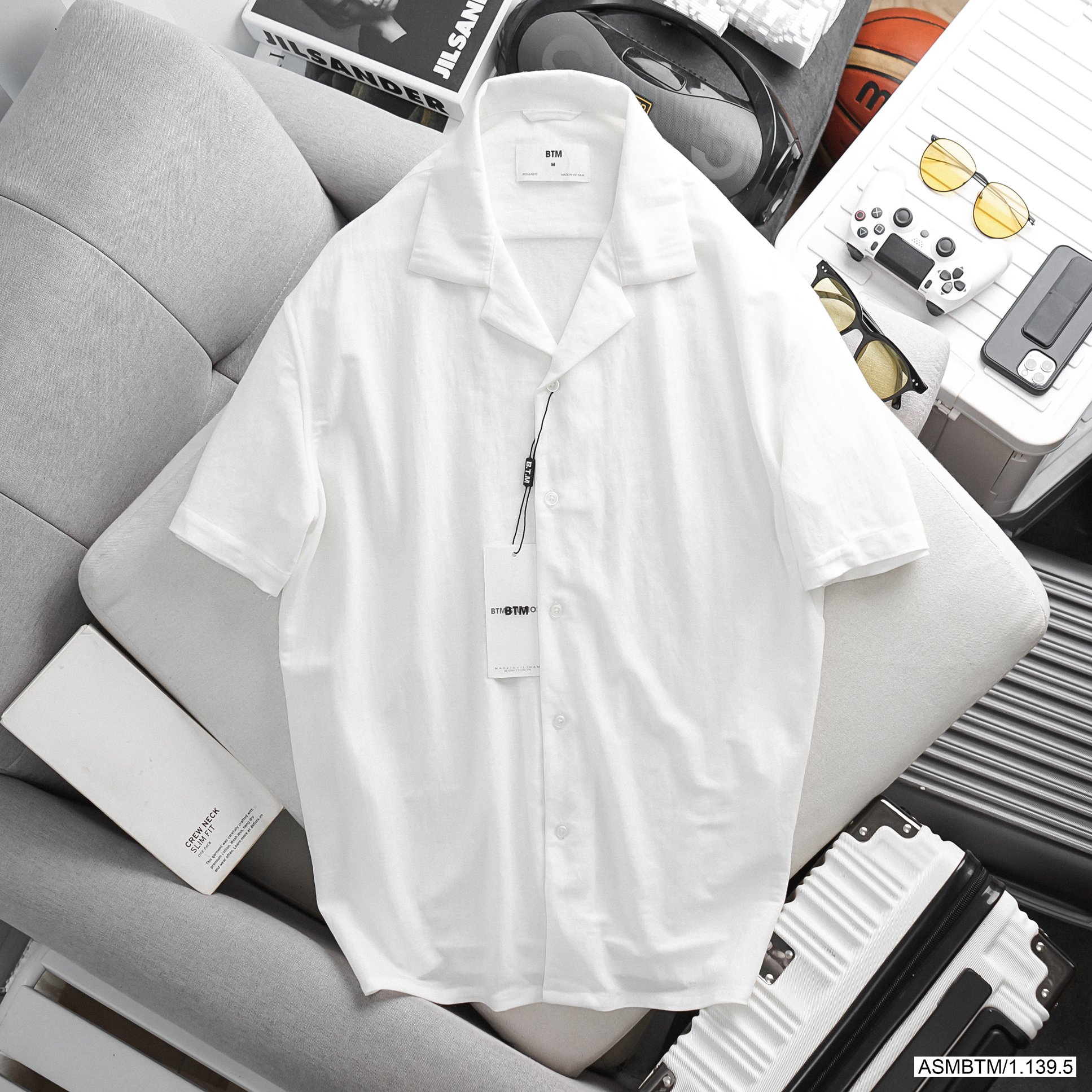 Áo sơ mi cuban BTM 180223