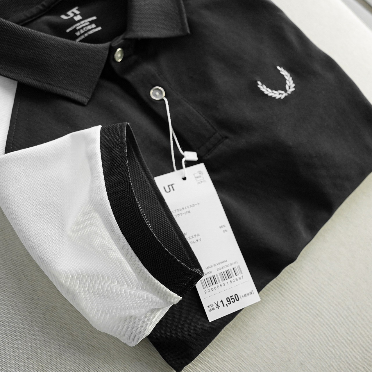 Áo polo raglan uni.qlo PL06
