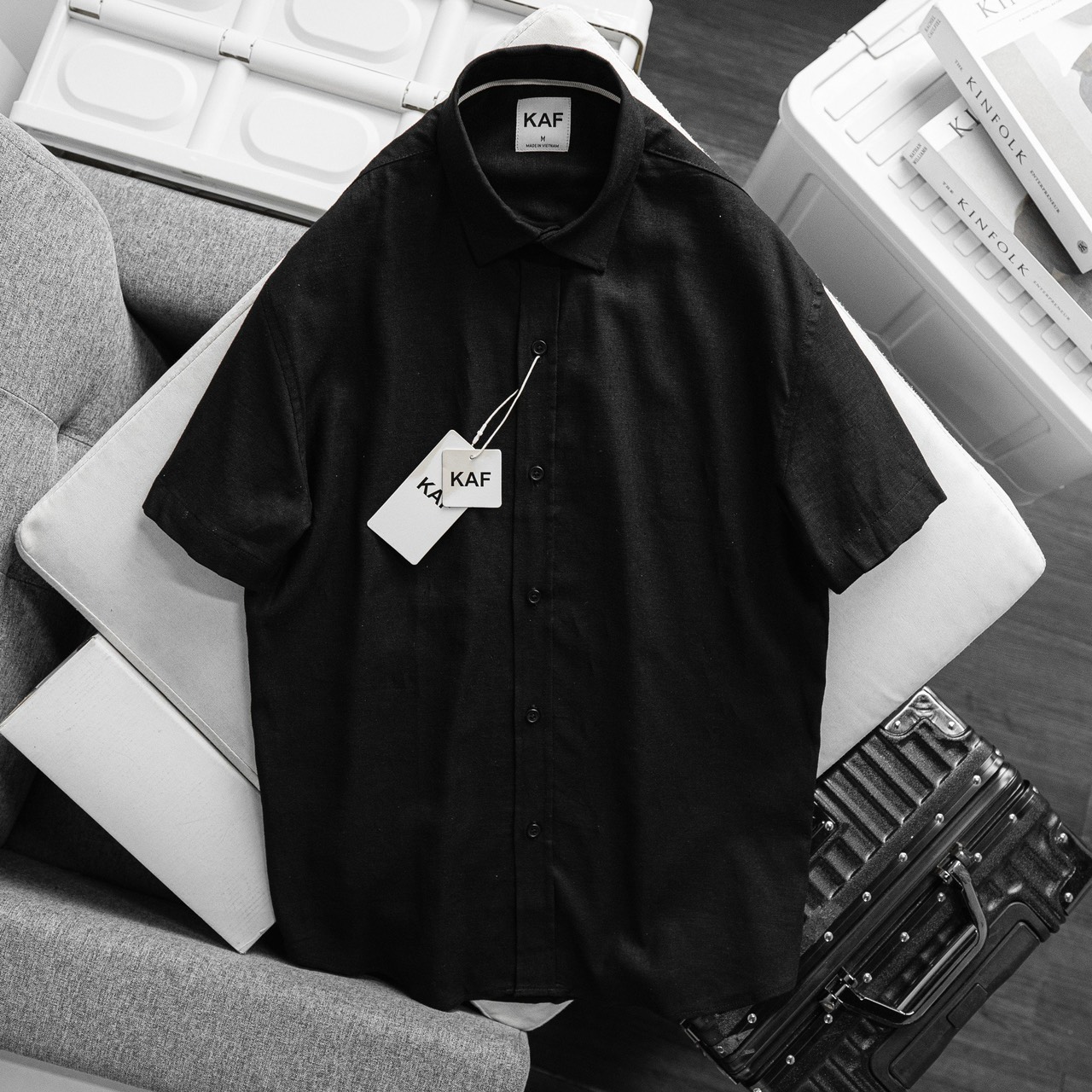 Áo sơ mi linen KAF SM01