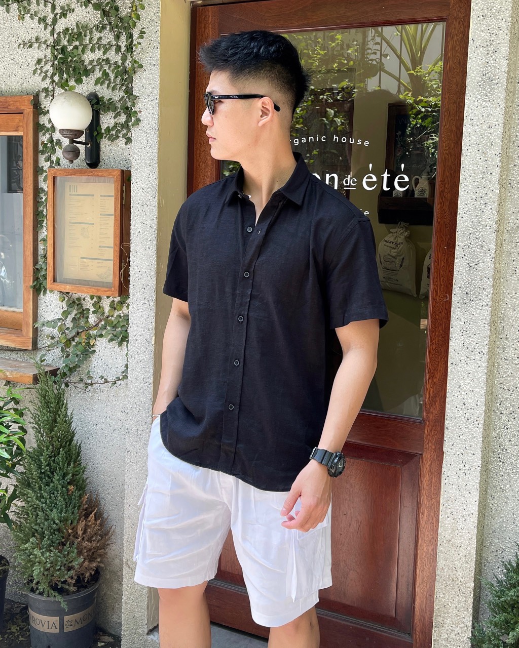 Áo sơ mi linen KAF SM01