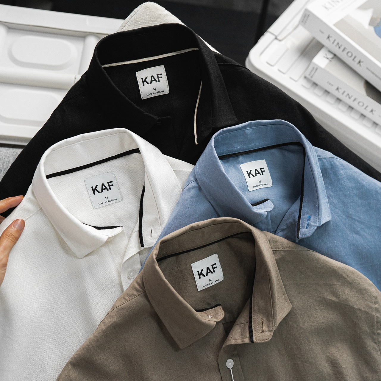 Áo sơ mi linen KAF SM01