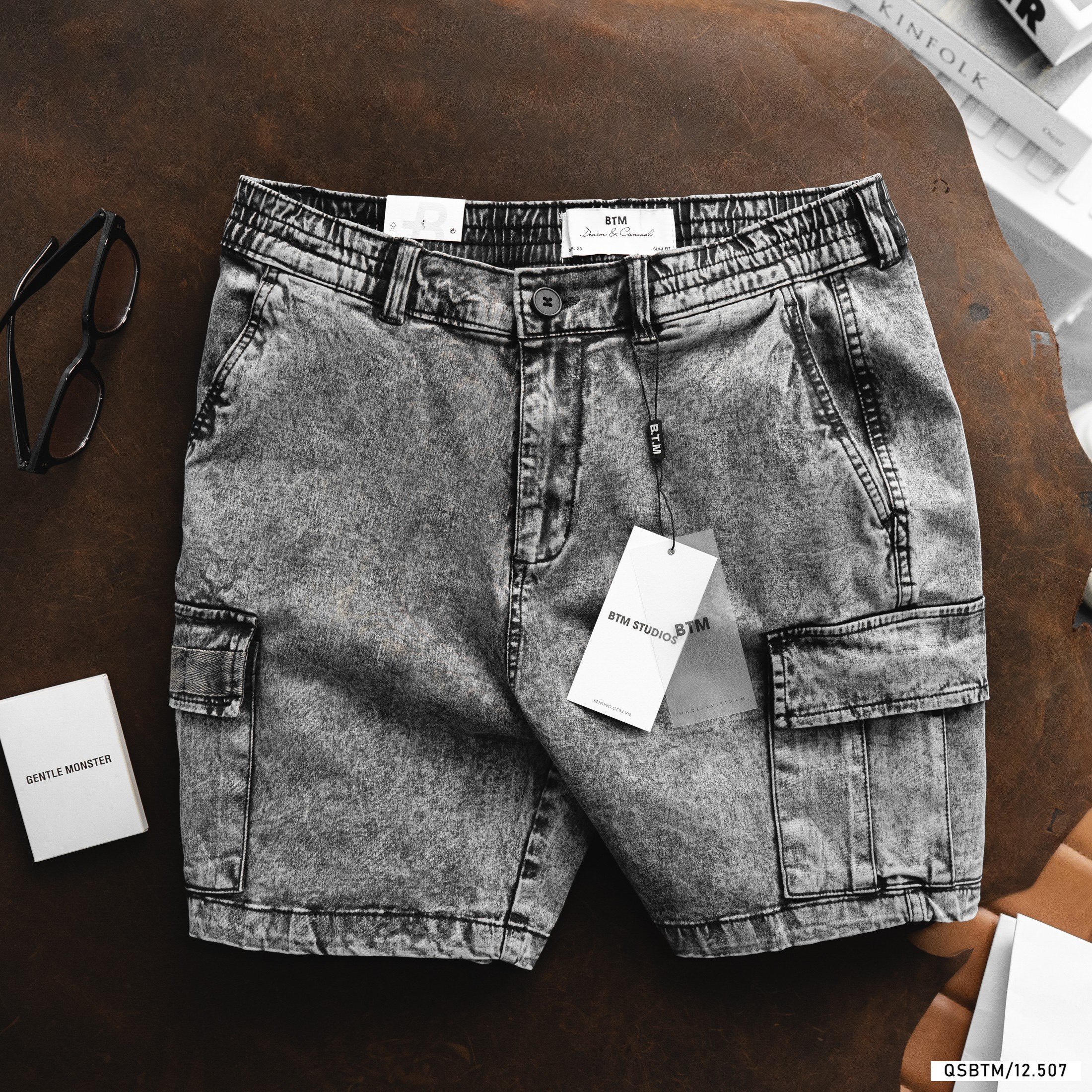 Quần Short kaki túi hộp BTM 12507