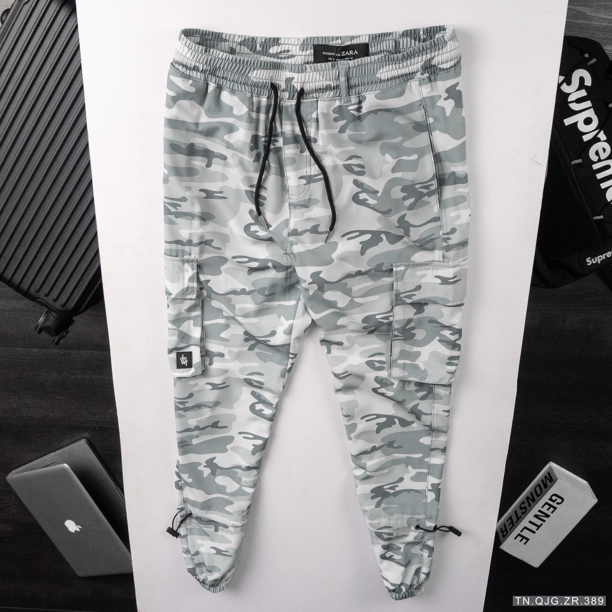 Quần Jogger dù Za camo ZR21