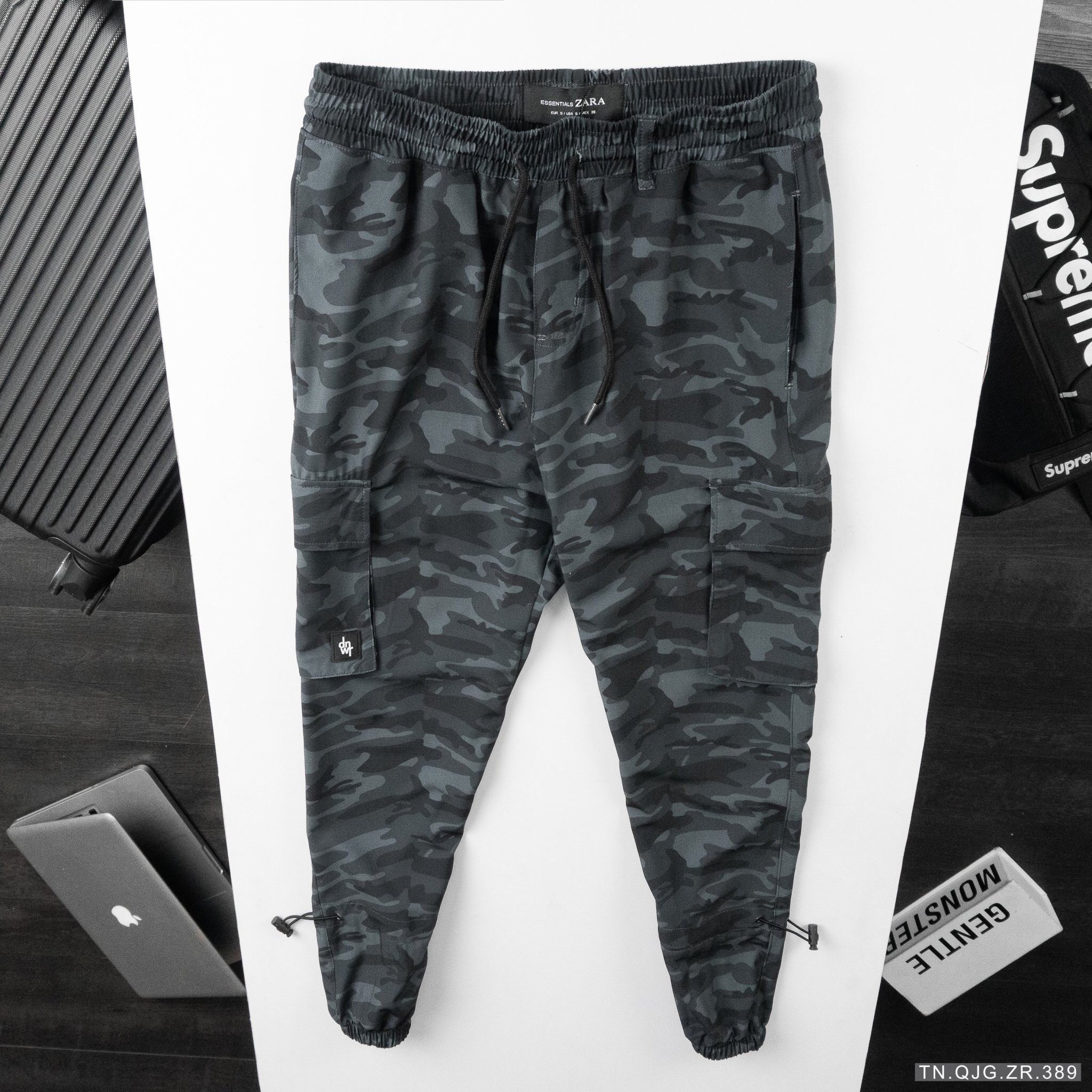 Quần Jogger dù Za camo ZR21