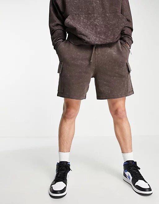 Quần Short nỉ wash Za ZR7
