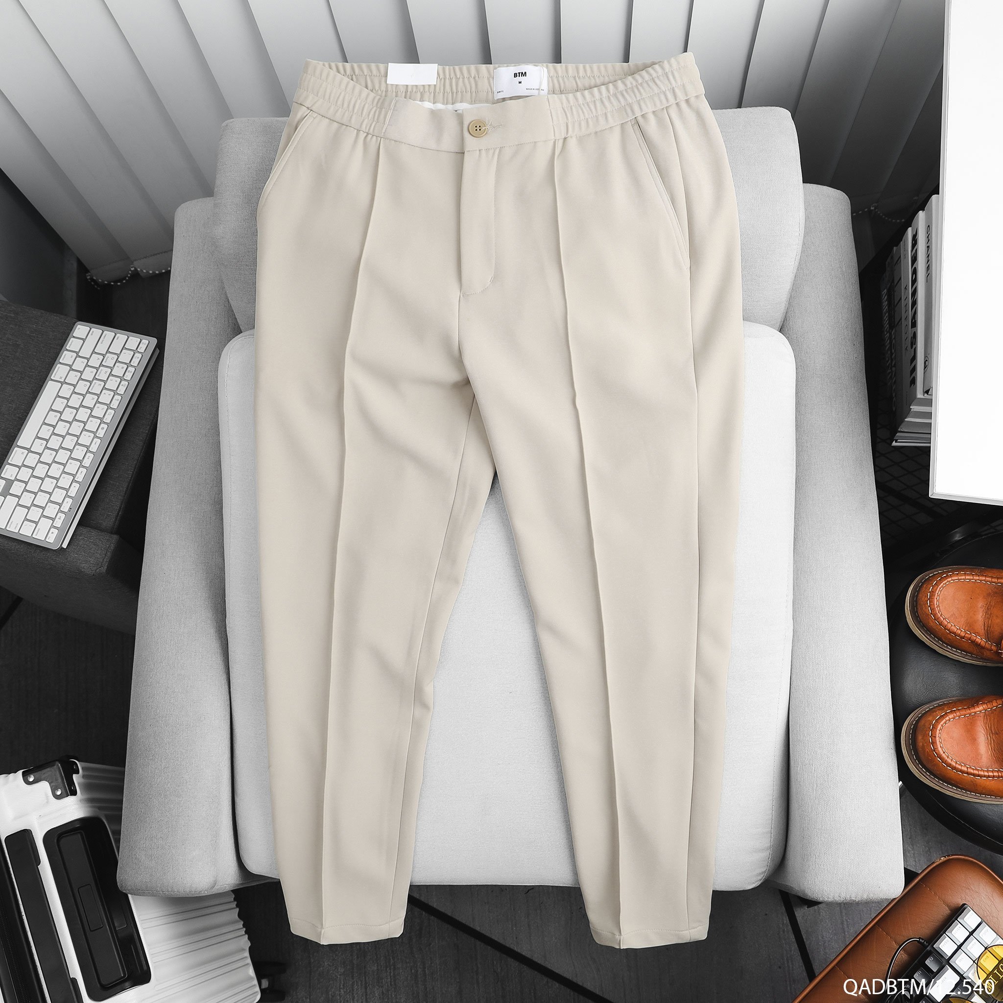 Quần âu cạp chun BTM 12540