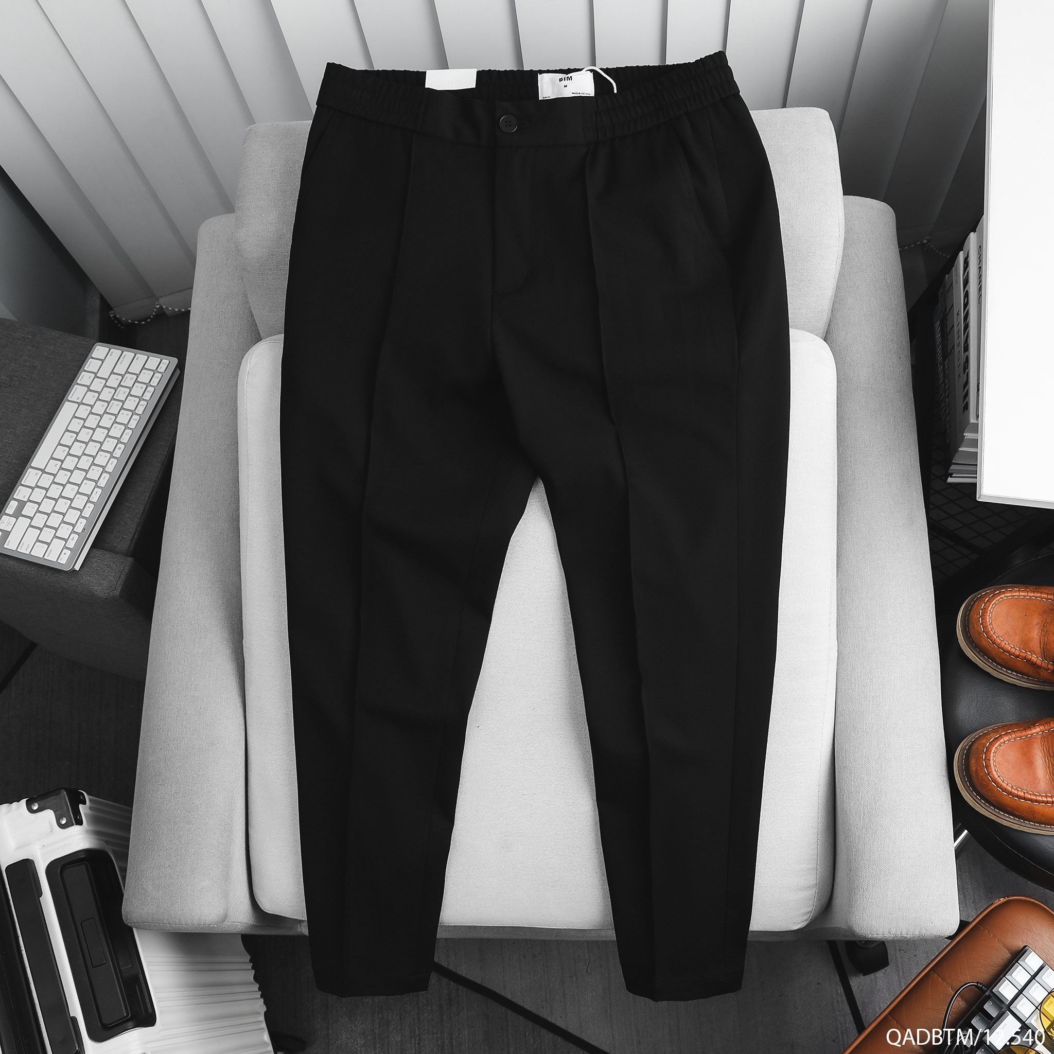 Quần âu cạp chun BTM 12540