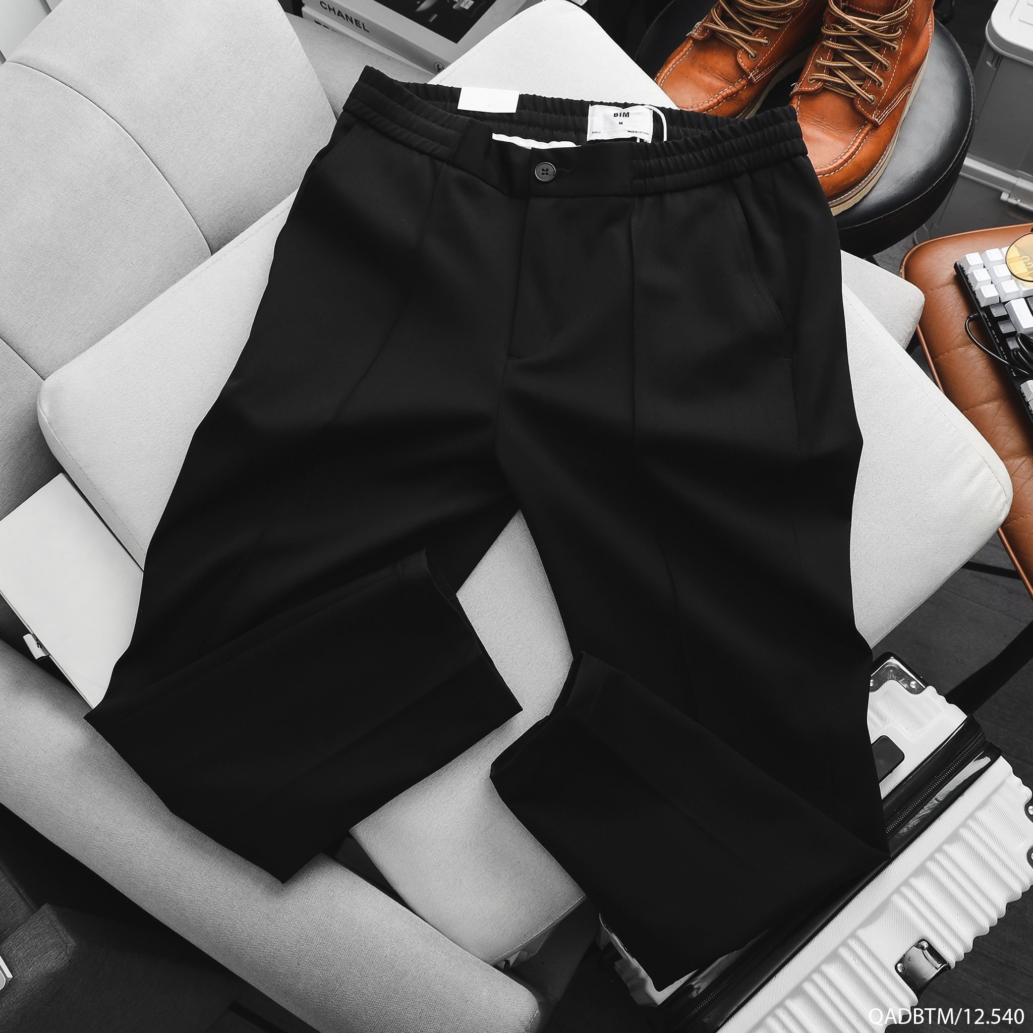 Quần âu cạp chun BTM 12540