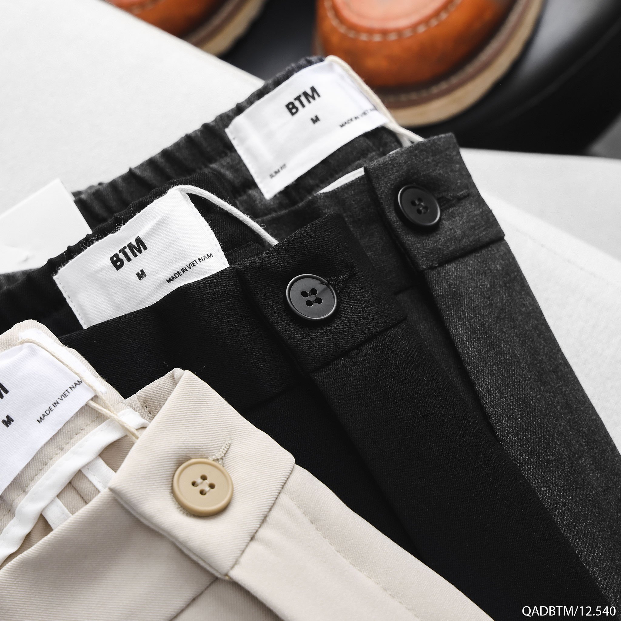 Quần âu cạp chun BTM 12540
