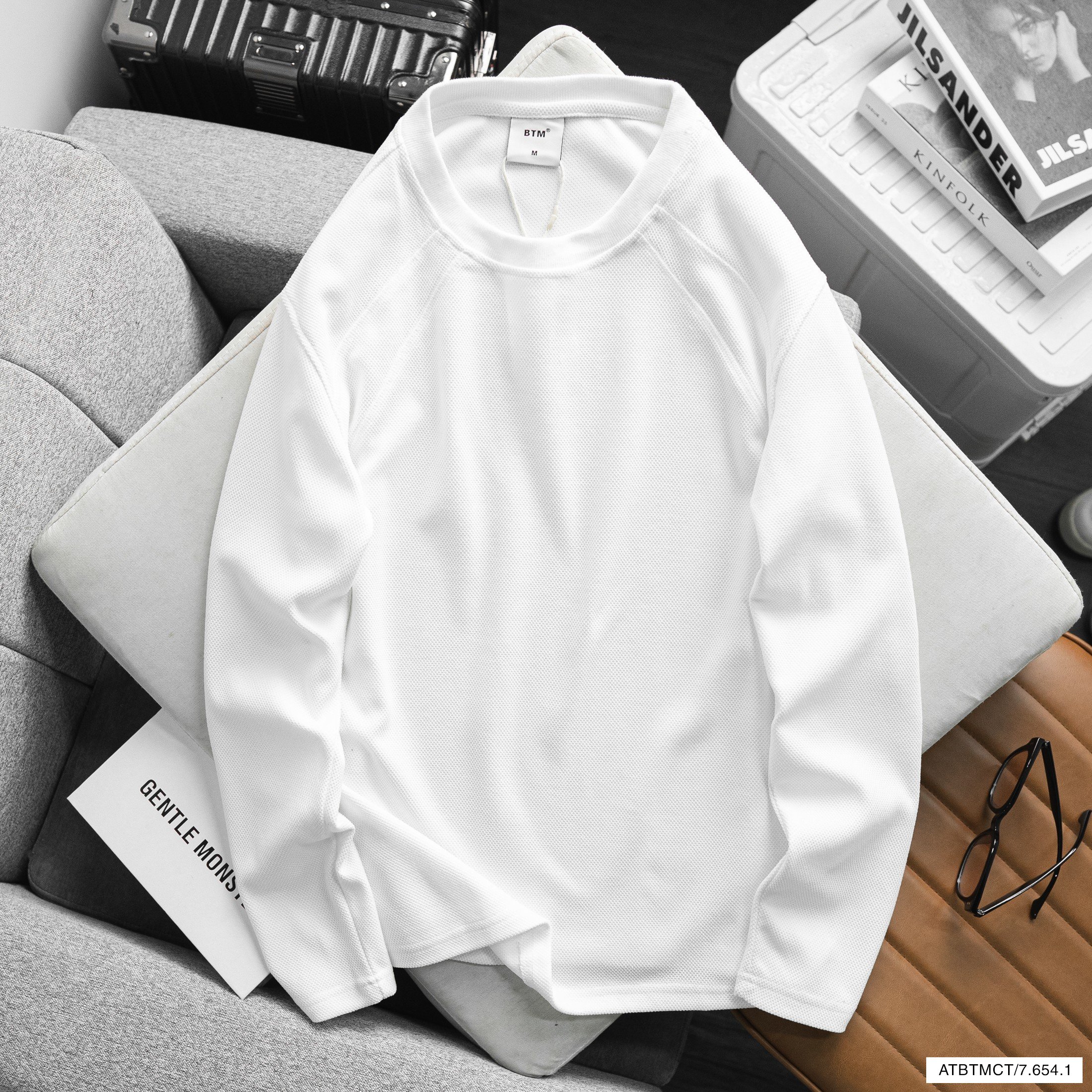 Áo sweater nỉ pique BTM 6541