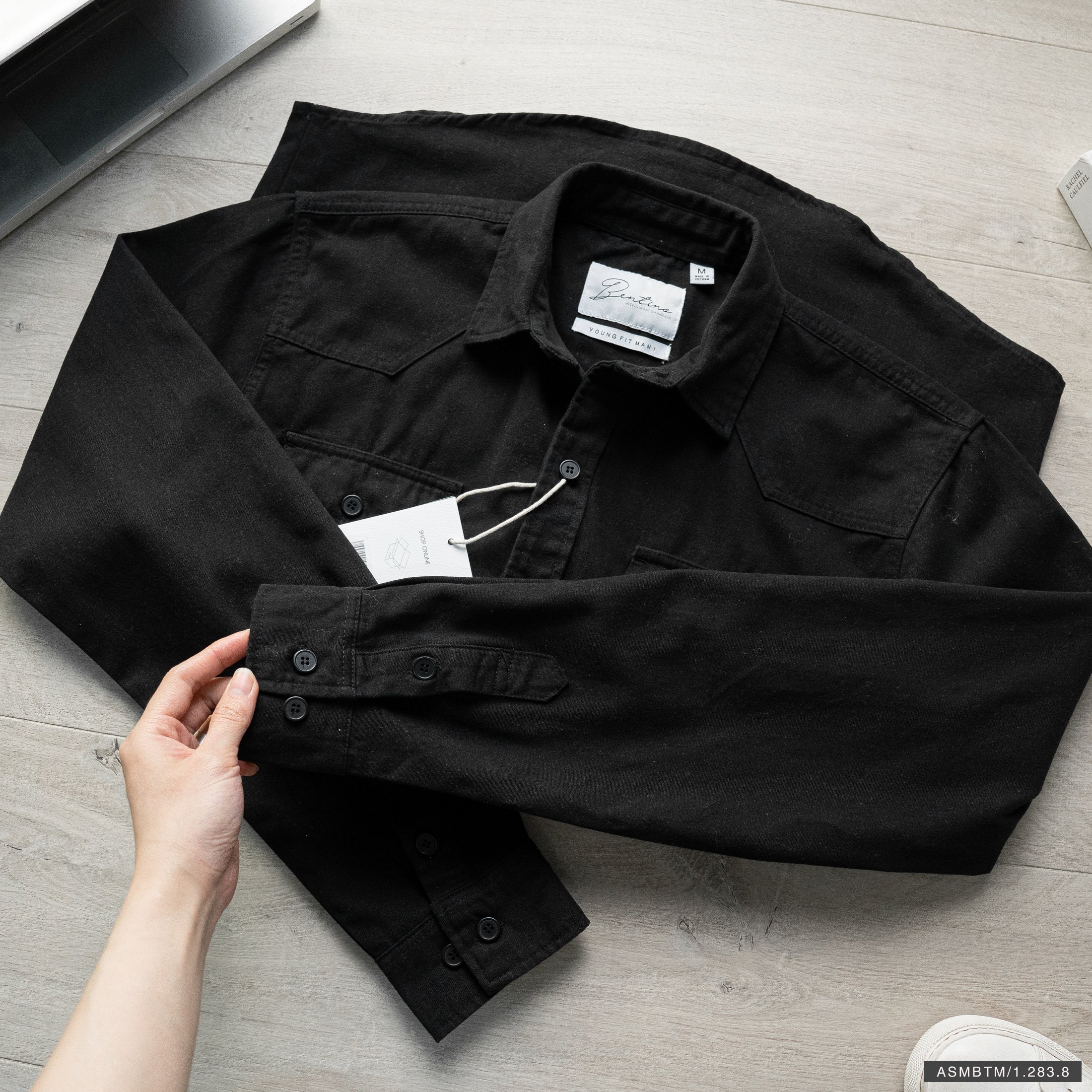 Áo sơ mi kaki túi hộp BTM 2838