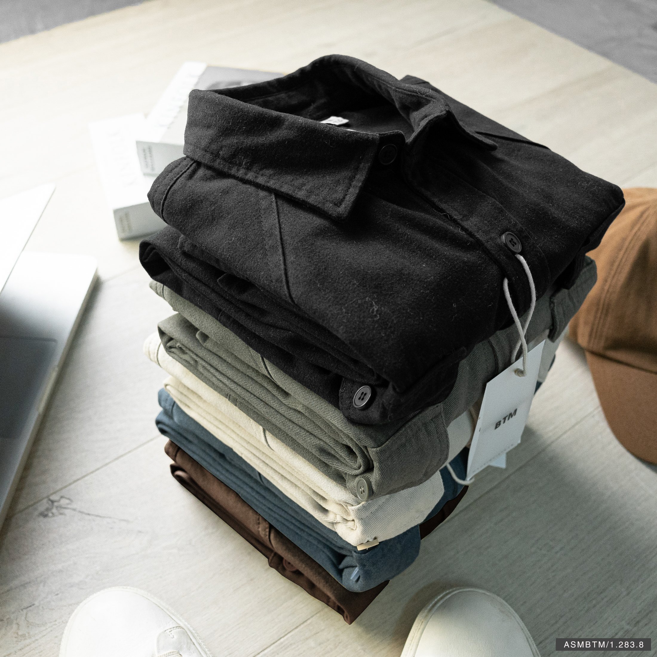 Áo sơ mi kaki túi hộp BTM 2838